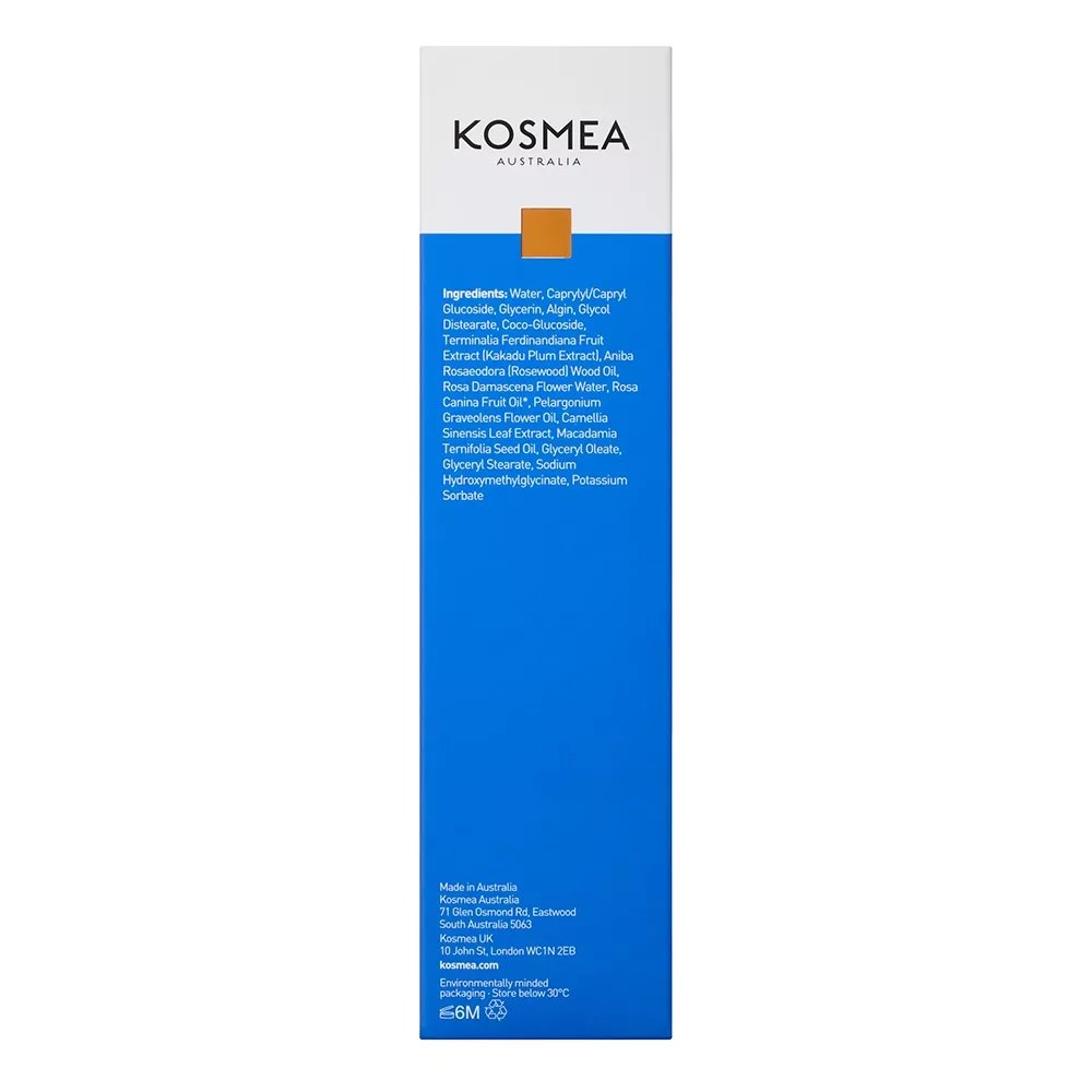 Kosmea clarifying facial wash 150ml Box Back