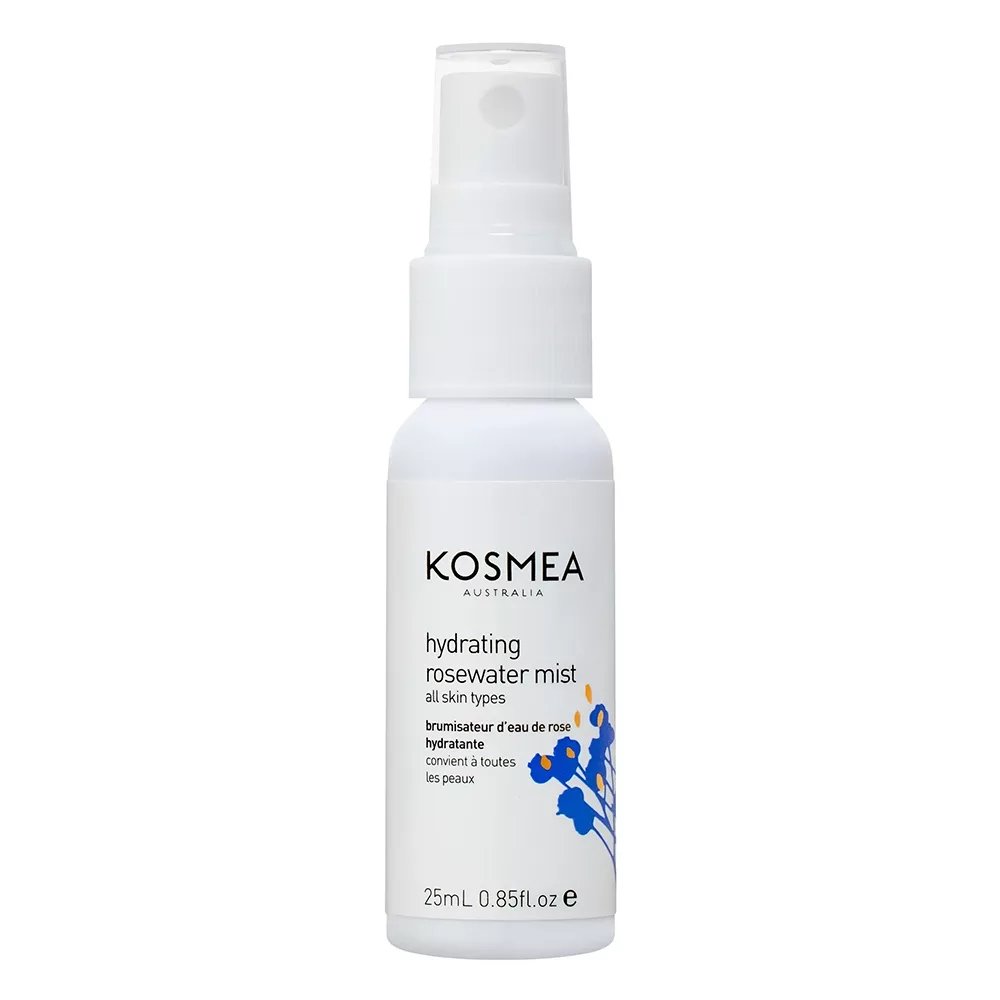 Kosmea hydrating rosewater mist 25ml Front