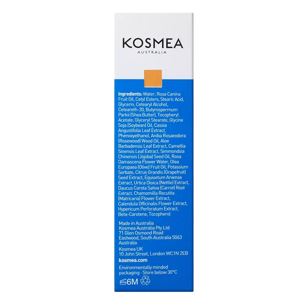 Kosmea replenishing moisture cream 50ml Box Back