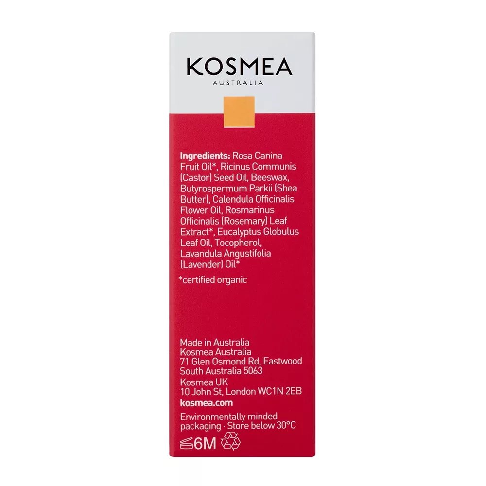 Kosmea rescue balm 10ml Box Back