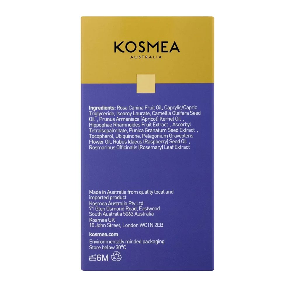 Kosmea revive illuminating essence 20ml Box Back