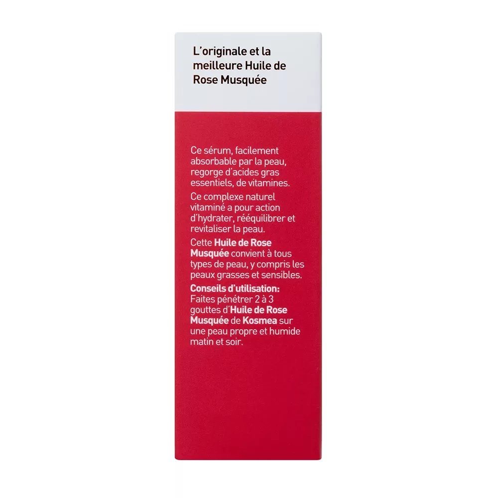 Kosmea rose hip oil 10ml Box Side 1