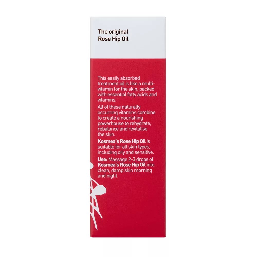 Kosmea rose hip oil 10ml Box Side 2