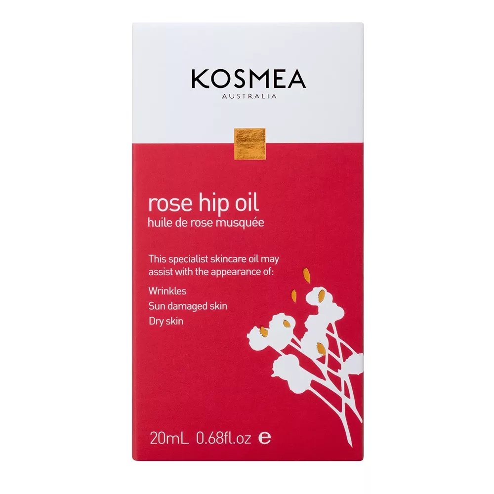 Kosmea rose hip oil 20ml Box Front