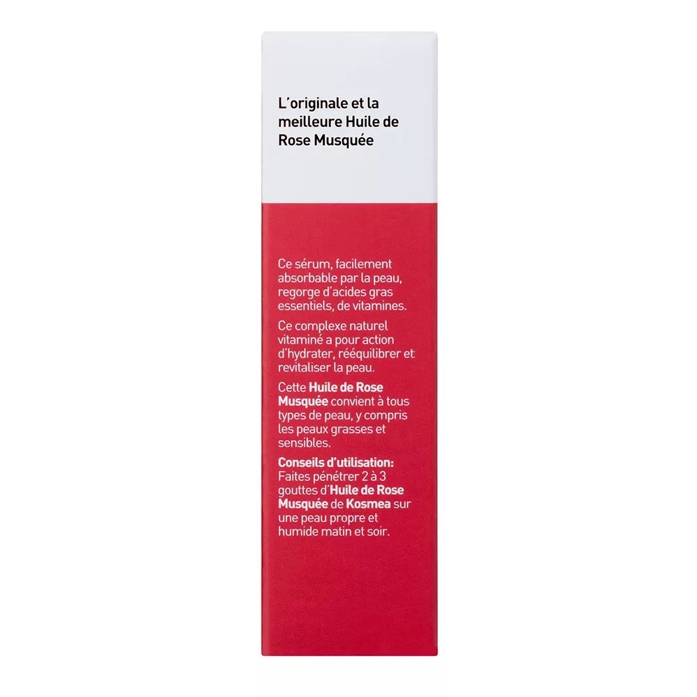 Kosmea rose hip oil 20ml Box Side 1