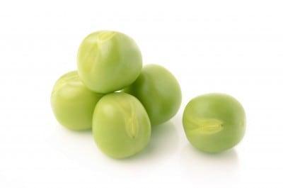Green peas stock image