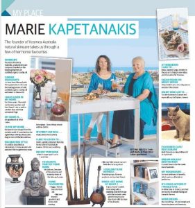 Marie Kapetanakis in Sunday Mail