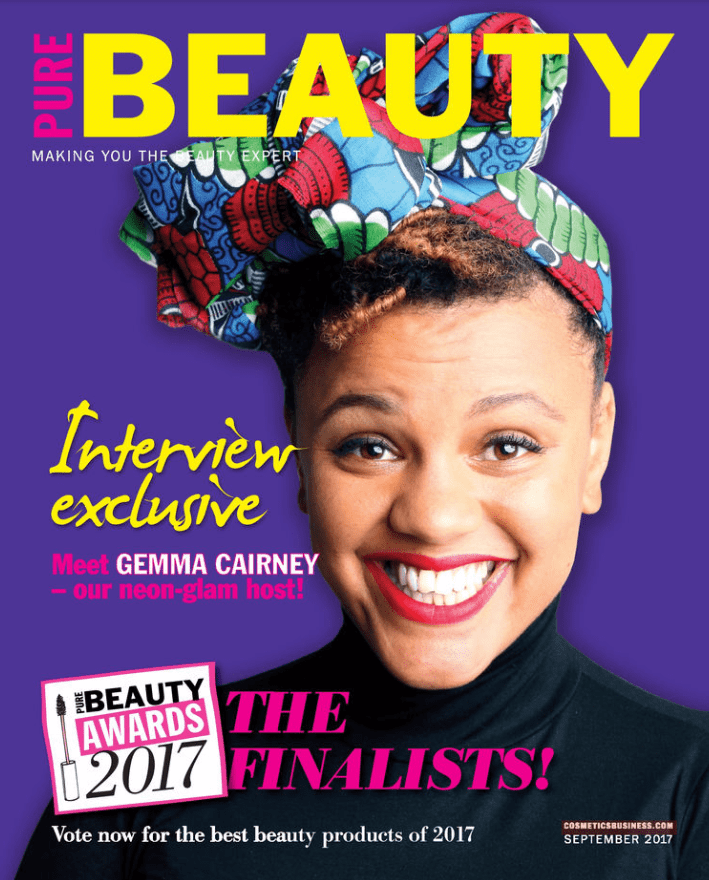 Pure beauty magazine cover